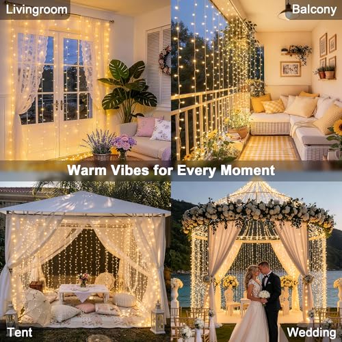 900 LED Curtain Lights (29.5 Foot)