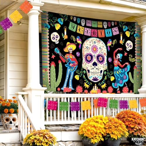 Day of the Dead Backdrop 72x44 Inch