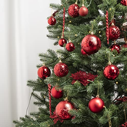 41PCS Christmas Ball Ornaments for Christmas Tree Decorations (45 Count)