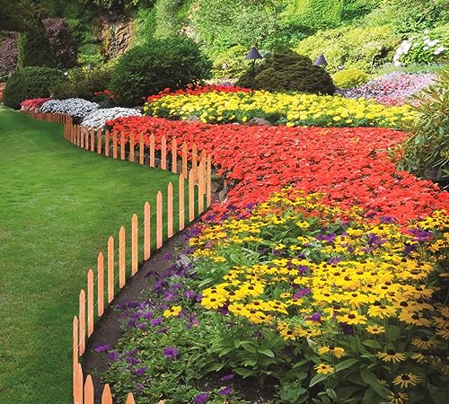 Cedar Wood Garden Picket Fence 16" H x 8' L (64 Sq Ft)
