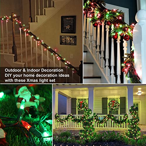 Red & Green Christmas Lights Connectable