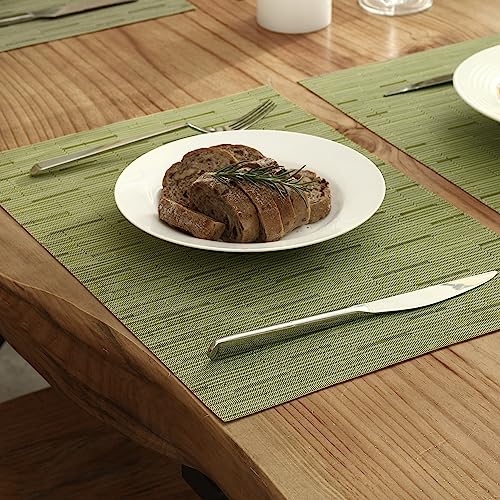 Pea Green Placemats Set of 6 (6 Count)