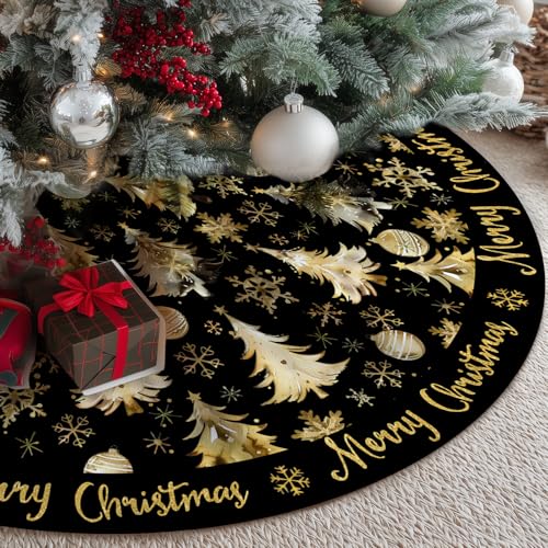 Merry Christmas Tree Skirt 48 Inch