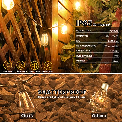 LED Outdoor String Lights (50 Foot)