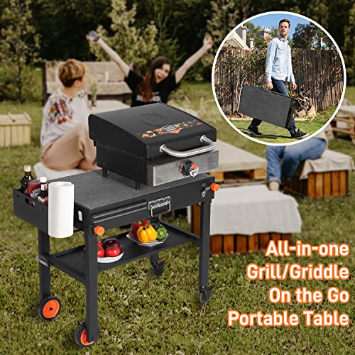 Portable Outdoor Grill Table