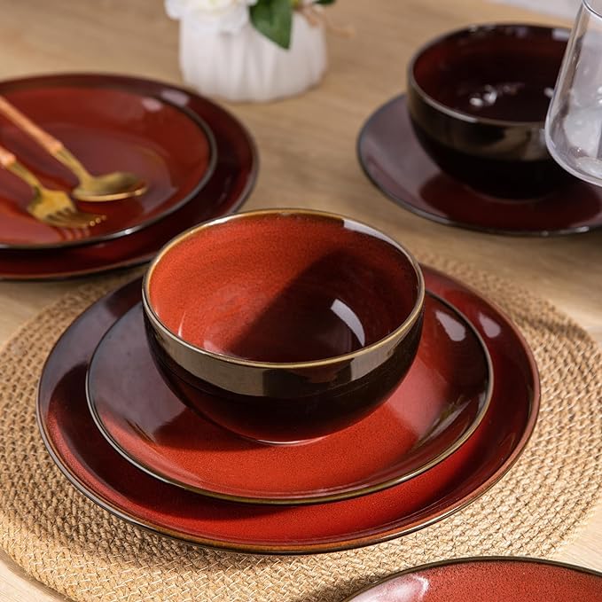 Porcelain Dinnerware Sets for 6 (12 Count)