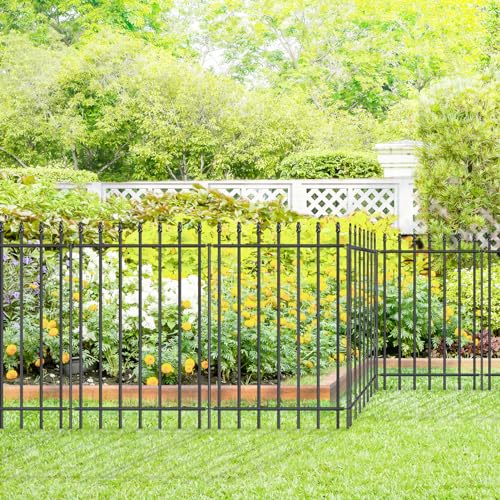Decorative Metal Garden Fence 36" x 10'