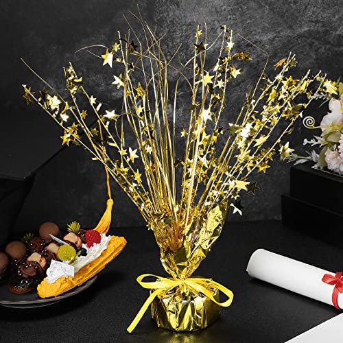 18 Pcs Gold Foil Spray Centerpiece Table Decoration for Party