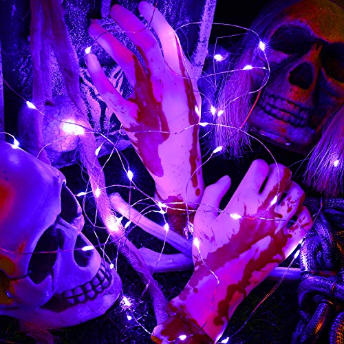 Purple Halloween Fairy Lights