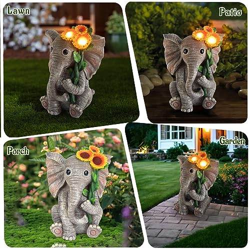 Outdoor Elephant Statue Decor