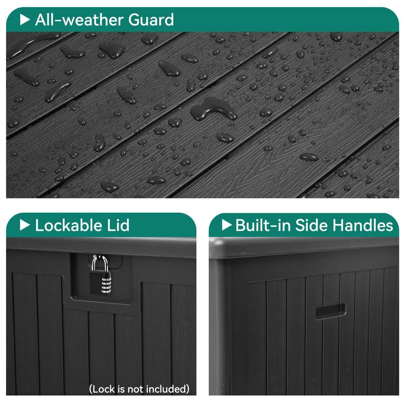 XL 180 Gallon Large Deck Box