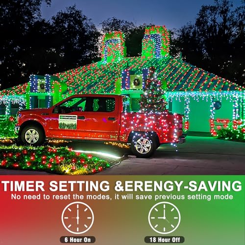 82FT 250 LED Christmas Lights Outdoor