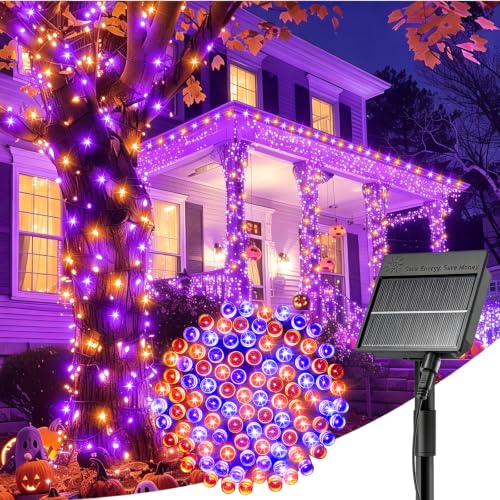 Solar Halloween Lights Outdoor (40 Foot)