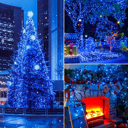 Blue Christmas Lights Indoor (13 Foot)