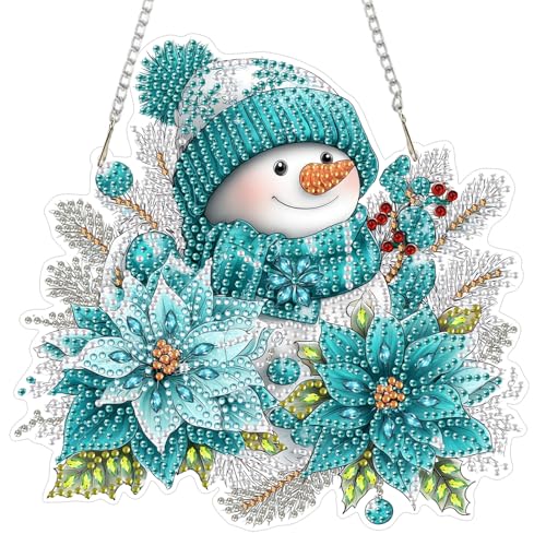Snowman Diamond Art Hanging Kits for Adult