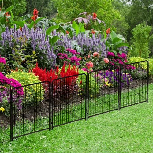 Garden Fence with Gate 48 in (4 Count)