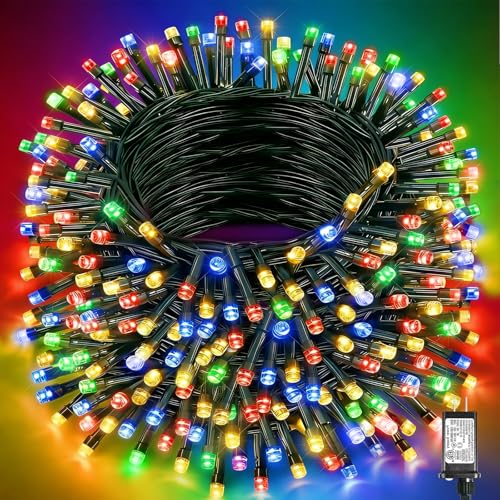 197FT 600 LED Christmas Lights Outdoor