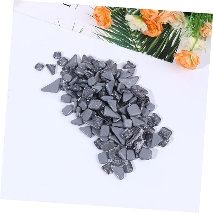 DIY Crystal Glass Irregular Tiles Supplies Craft Gem Stones
