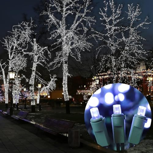 White Christmas Lights Indoor Outdoor (150 Count)