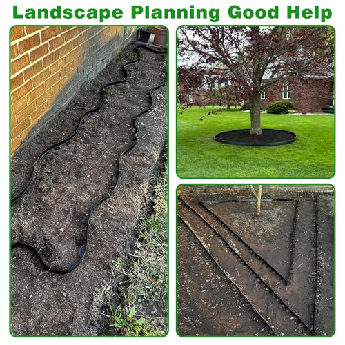 Landscape Edging Border 60 FT 2 Inch Tall with 120 Spikes