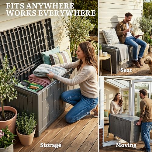 60 Gallon Outdoor Storage Box w