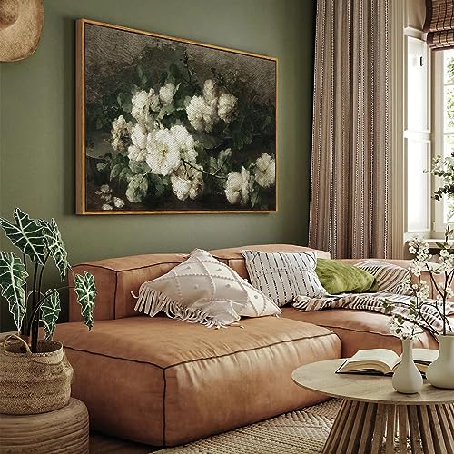 Framed Canvas Wall Art Vintage Decor