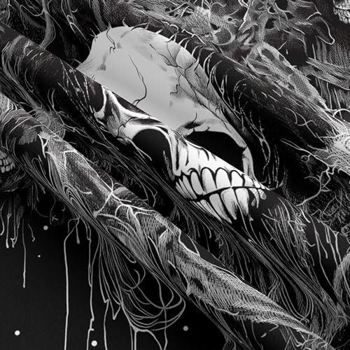 Gothic Black and White Wall Tapestry