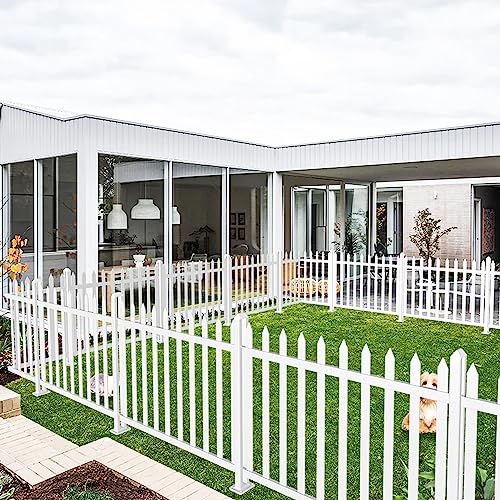 Vinyl Picket Fencing Post Kit 30" High for Straight PVC Decorative Fencings