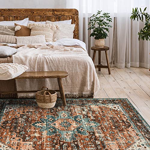 Ultra Thin Washable Vintage Area Rug
