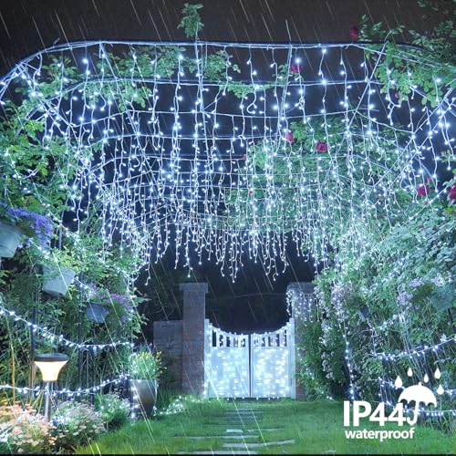 Icicle Lights for Outside (33 Foot)