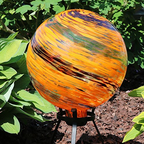 Sunnydaze 10" Glass Gazing Ball for Garden