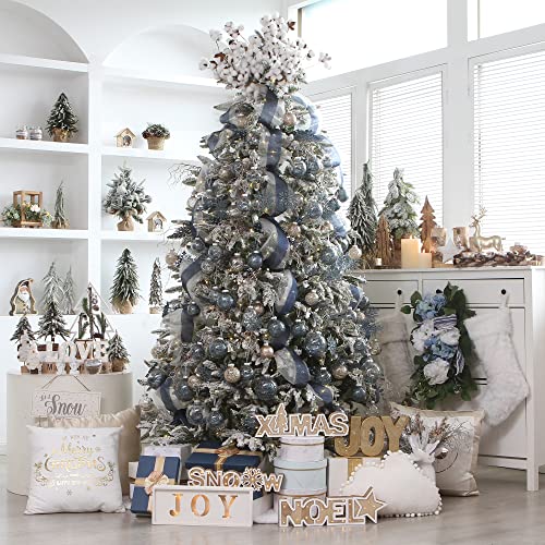 30 Pack Clear Christmas Ball Ornaments with Fillers (30 Count)