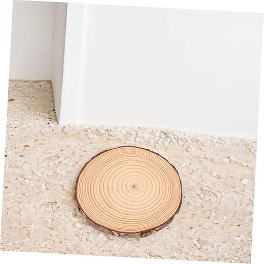 POPETPOP 2pcs Outdoor Stepping Stones Wooden Garden Pathway Stones DIY Kit for Landscaping Safe Non-Slip Surface