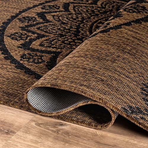 Outdoor Rug 5x7 Modern Area Rugs for Indoor and Outdoor Patios and Porches