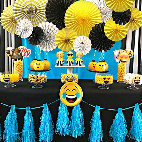 6 Pack Yellow Party Decorations (6 Count)