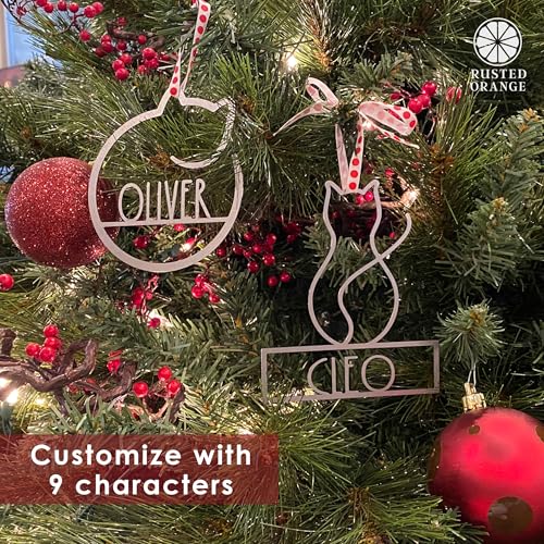 Man's Best Friend Personalized Pet Ornaments (2 Count)
