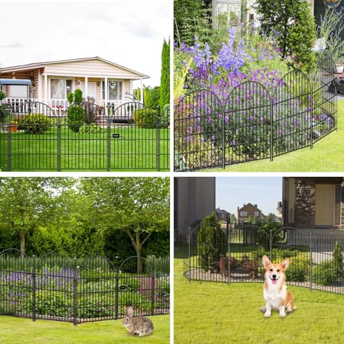 Tall Garden Fence with Gate