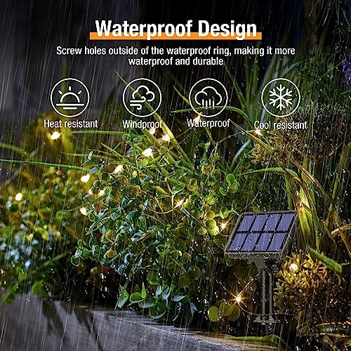 4 Pack Solar String Lights Outdoor (4 Count)