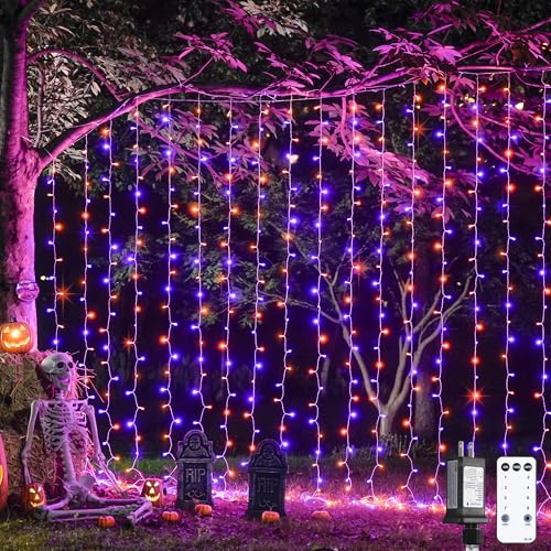 300LED Halloween Curtain Lights (9.8 Foot)
