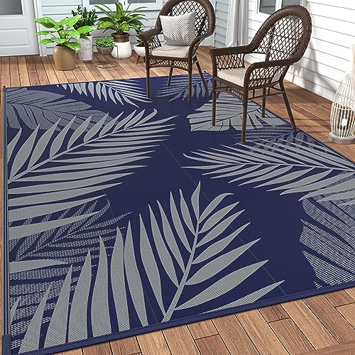 Outdoor Rug Waterproof Plastic Rugs for Patio