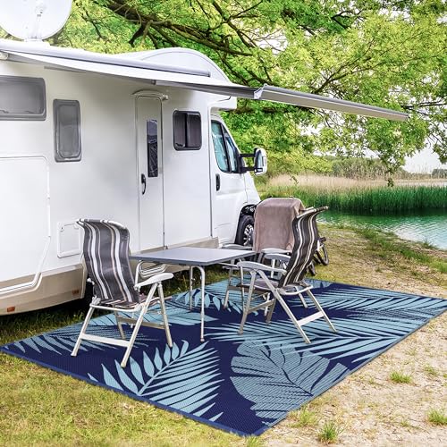 Outdoor Rug Waterproof Plastic Rugs for Patio