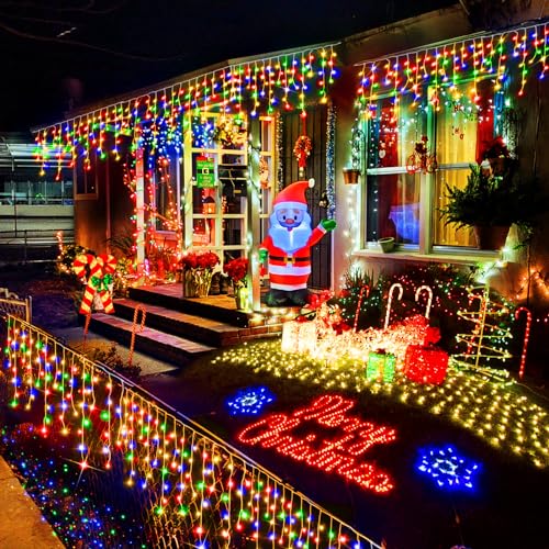 164FT Ice Lights Outdoor