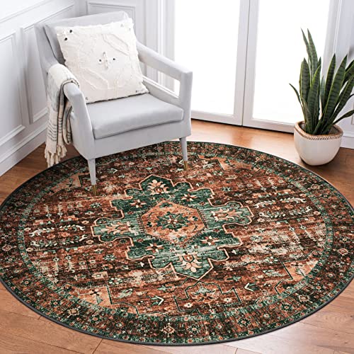 Ultra Thin Washable Round Rug