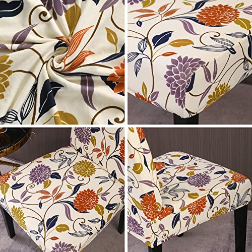 Pattern Chair Covers for Dining Room Set of 6