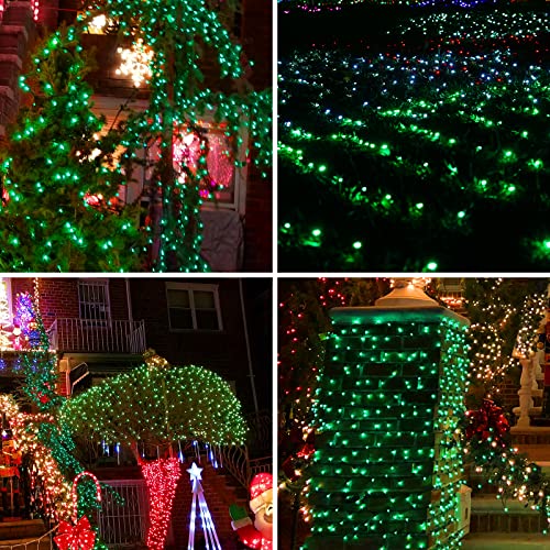 Green Wire Green 100 Incandescent Bulb Mini String Lights for Indoor Christmas Tree Garland Birthday Wedding Party Festival Decoration (100 Count)