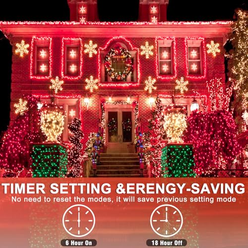 131FT 400 LED Christmas Lights Outdoor