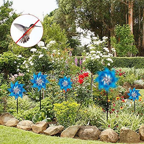 10 Pack Reflective Pinwheels with Stakes (10 Count)