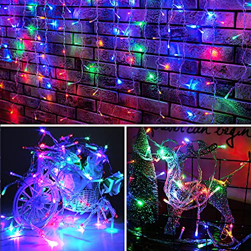 400 Led Icicle Light Multicolor Outdoor (32.8 Foot)