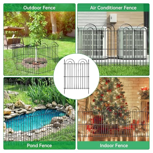 25 Panels No Dig Decorative Garden Fence