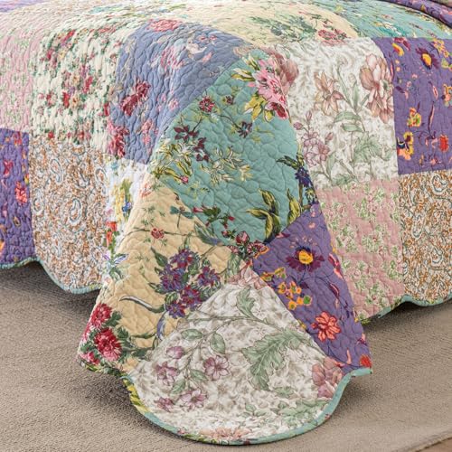 Oversized Queen Quilt Set Patchwork Bedspread